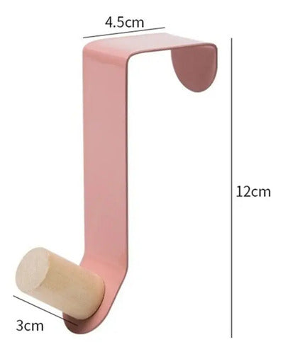 2x Cabideiros De Porta Cabide Gancho Minimalista - imagem 2