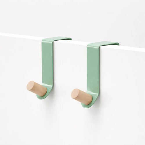 2x Cabideiros De Porta Cabide Gancho Minimalista - imagem 7