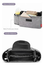 Bolsa Organizadora Carrinho Bebê Mamadeira Fralda Premium