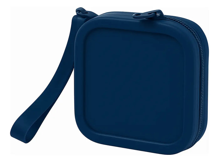 Mini Bolsa Organizadora Silicone Zíper Impermeável Praia