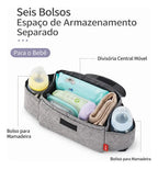 Bolsa Organizadora Carrinho Bebê Mamadeira Fralda Premium