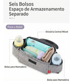Bolsa Organizadora Carrinho Bebê Mamadeira Fralda Premium