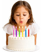 6 Velas Decorativas Chamas Coloridas Bolo Festa Infantil
