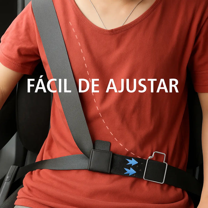 Ajuste Seguro Adaptador Cinto De Segurança Adulto Crianças Cor Preto Minimalista