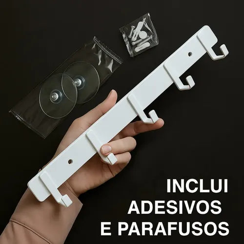Cabide Suporte De Parede Gancho Cabideiro Minimalista