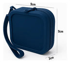 Mini Bolsa Organizadora Silicone Zíper Impermeável Praia