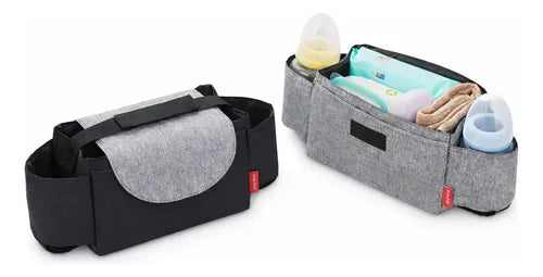 Bolsa Organizadora Carrinho Bebê Porta Mamadeira Fralda