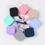 Mini Bolsa Organizadora Silicone Zíper Impermeável Praia