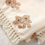 Manta Bebê Musselina 100% Algodão Natural Coberta Swaddle