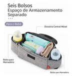Bolsa Organizadora Carrinho Bebê Porta Mamadeira Fralda