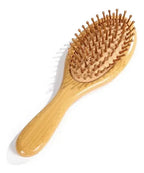 Kit 2 Escova Cabelo Bambu Anti Frizz Antiestático Ecológica