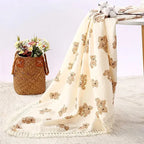 Manta Bebê Musselina 100% Algodão Natural Coberta Swaddle