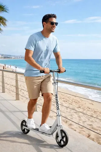 Patinete Scooter Profissional Jovem Adulto Dobrável 100kg