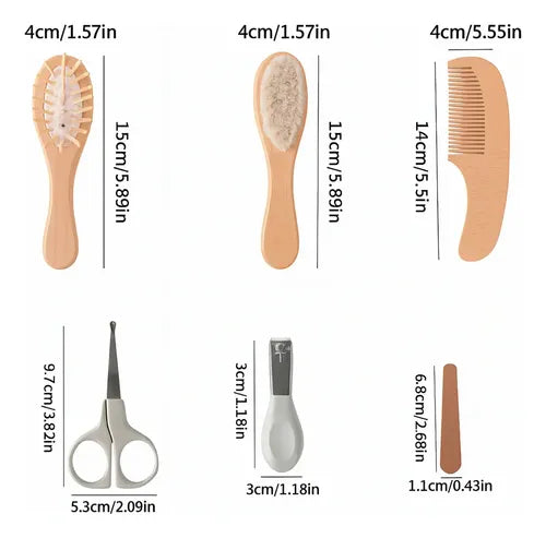 Kit Cuidado Higiene Completo Infantil Bebê Crianças Minizen