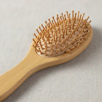 Escova Cabelo Raquete Bambu Anti Frizz Antiestática