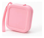 Mini Bolsa Silicone Impermeável Zíper Porta Objetos Praia
