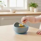 Tigela Prato Bebê Silicone Ventosa Antiderrapante Livre Bpa