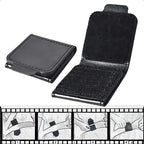 Kit 2 Ajustes Adaptador Cinto De Segurança Regulagem Durável Cor Preto Couro