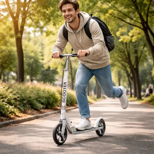 Patinete Scooter Profissional Jovem Adulto Dobrável 100kg
