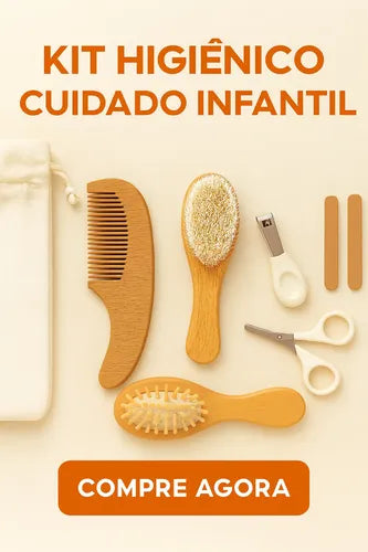 Kit Cuidado Higiene Completo Infantil Bebê Crianças Minizen