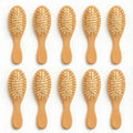 Kit 10 Mini Escovinha Cabelo Antifrizz Bolsa Viagem Brinde