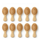Kit 10 Mini Escova Cabelo Antifrizz Bolsa Brinde Viagem