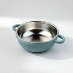 Tigela Infantil Inox Bowl Com Ventosa Antiderrapante