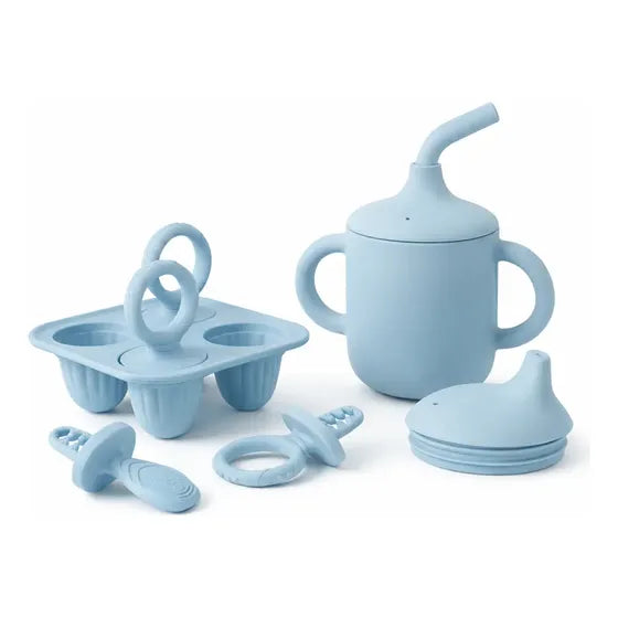 Kit Copo Com Tampa Infantil + Forminha Picolé Bpa Free