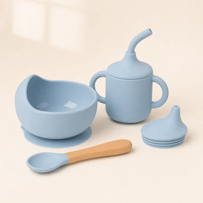 Kit de alimentação Minizen em silicone com ventosa